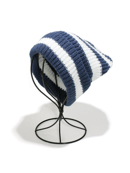 Haila Striped Knit Beanie