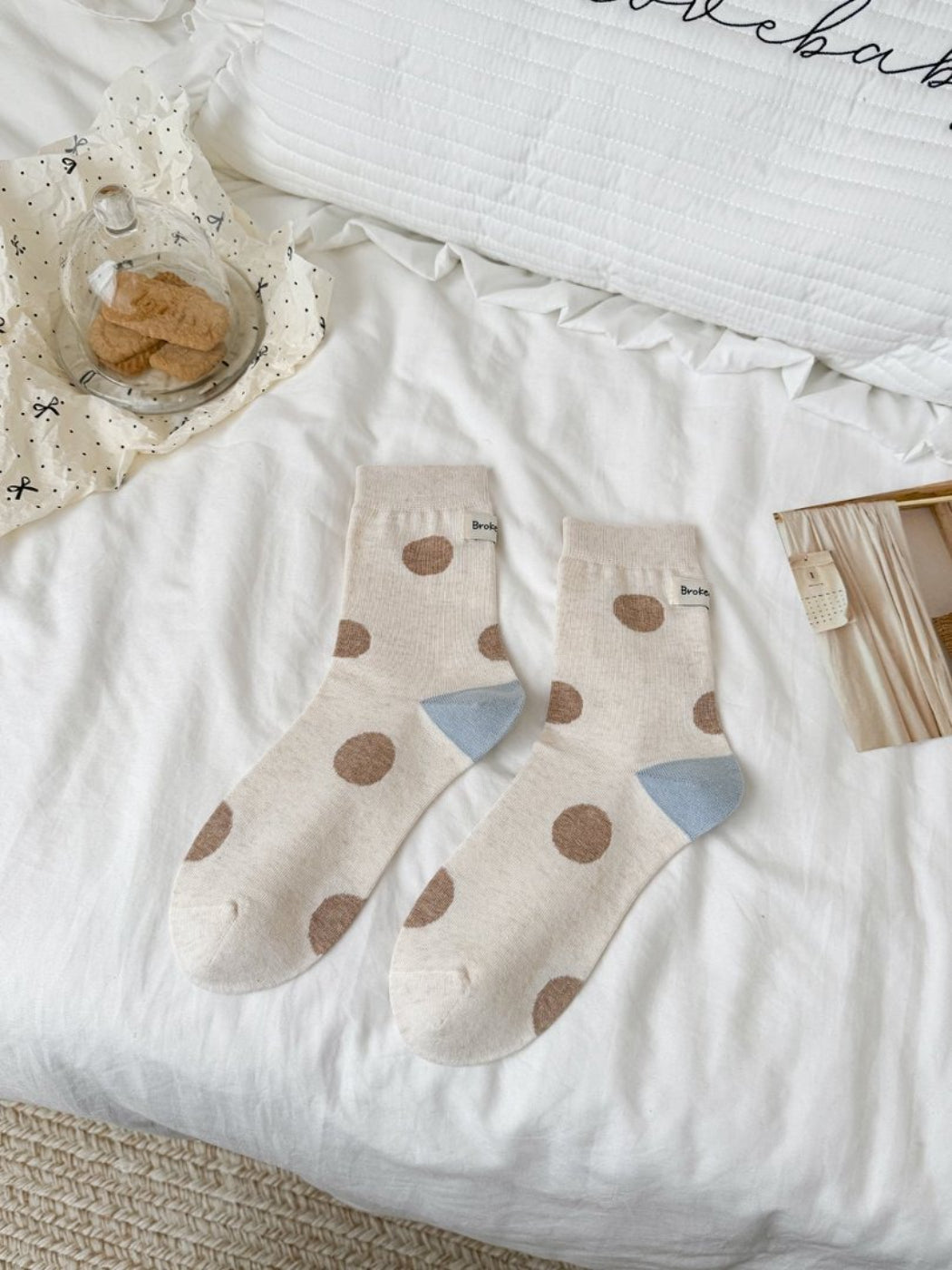 Rufia - Casual Polka Dot Crew Socks product image 5
