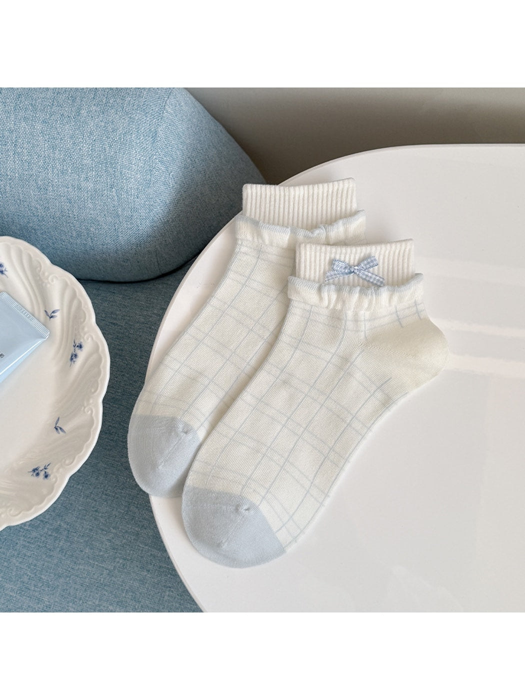 Rufia - Sweet Bow and Dot Women's Ankle Socks