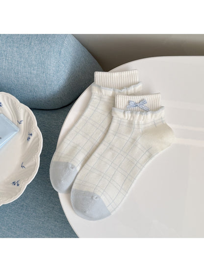 Rufia - Sweet Bow and Dot Women's Ankle Socks