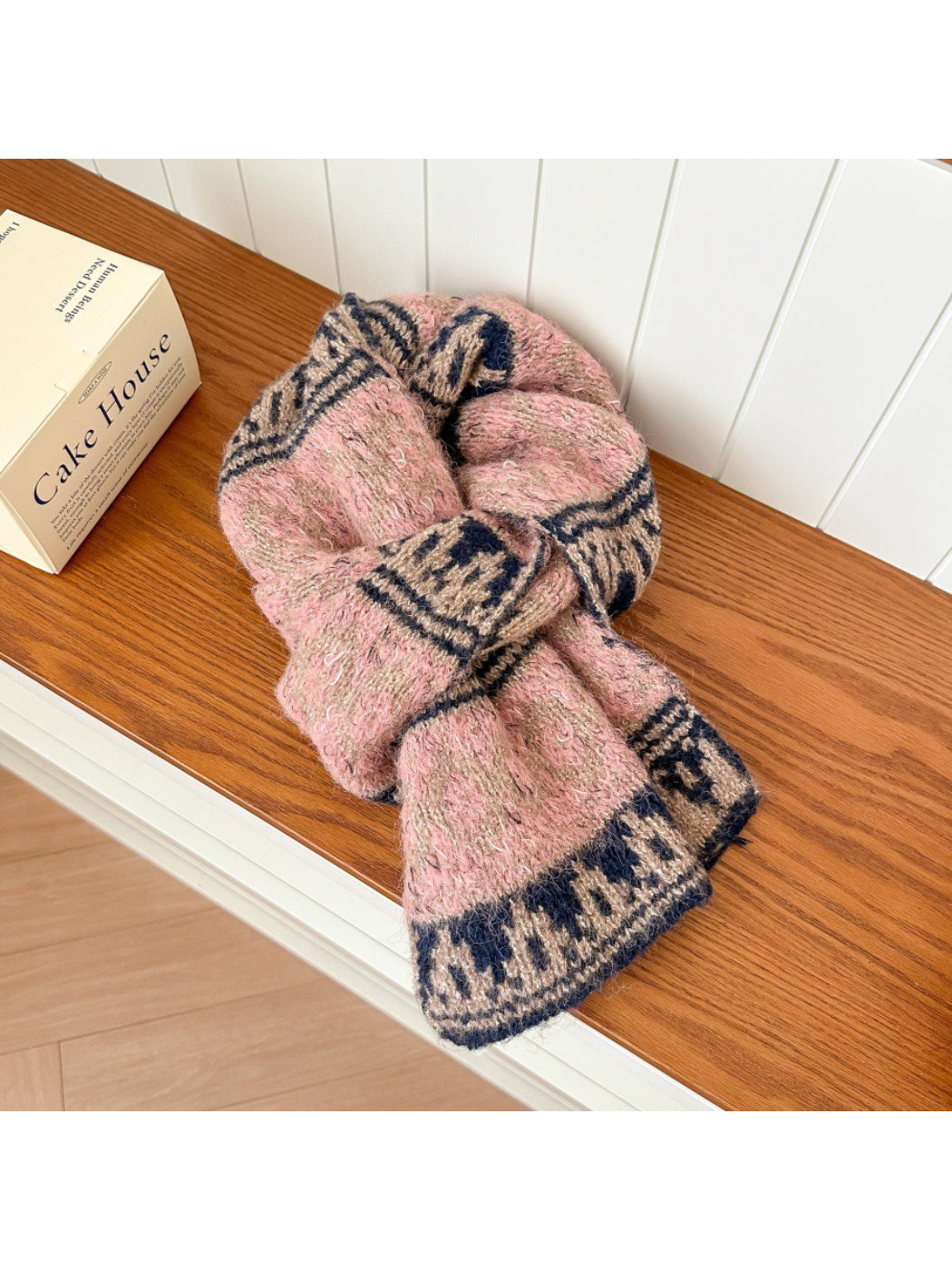 Scarvii – Vintage Fair Isle Knit Scarf