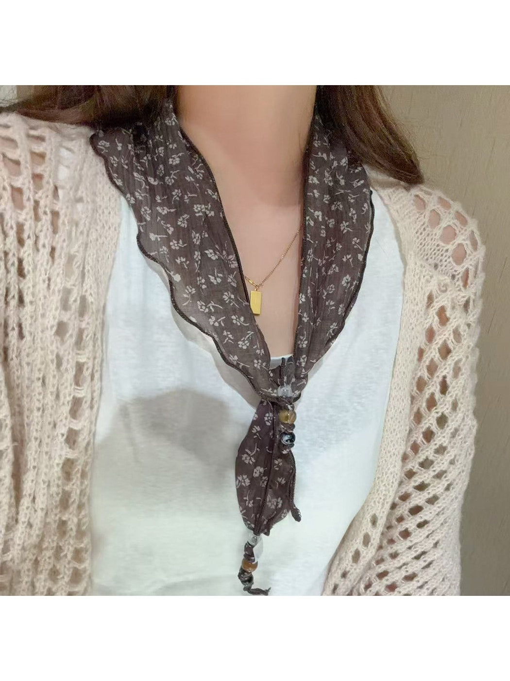 Scarvii - Elegant Lightweight Neck Accent Scarf