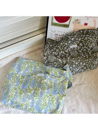 Cosbai - Vintage Floral Slouchy Bag