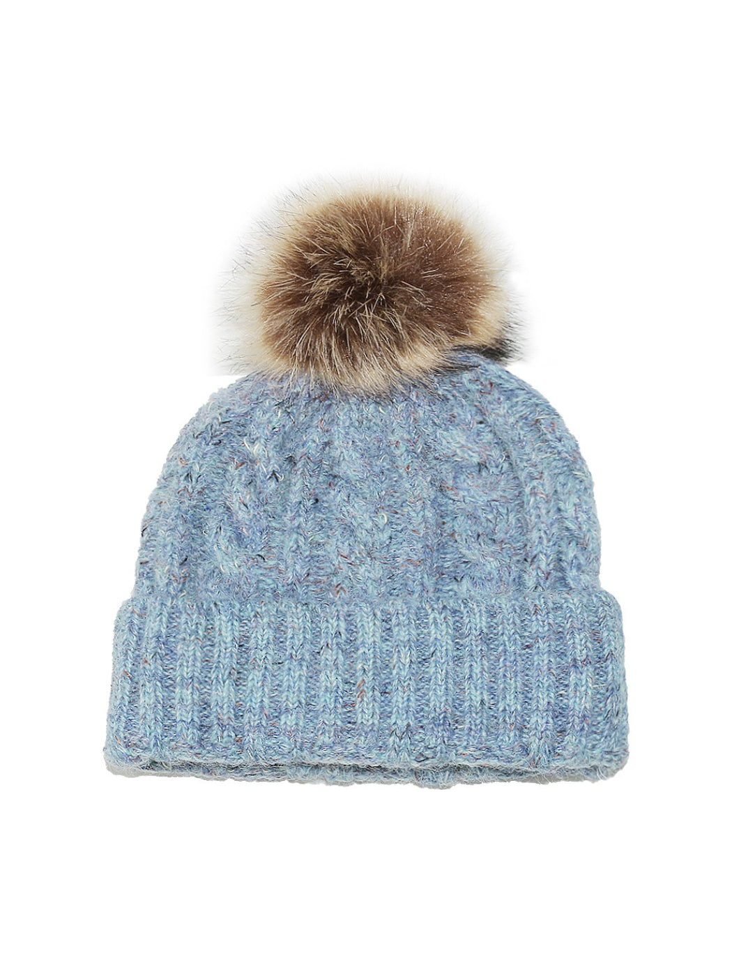 Haila Chunky Knit Pom Pom Beanie