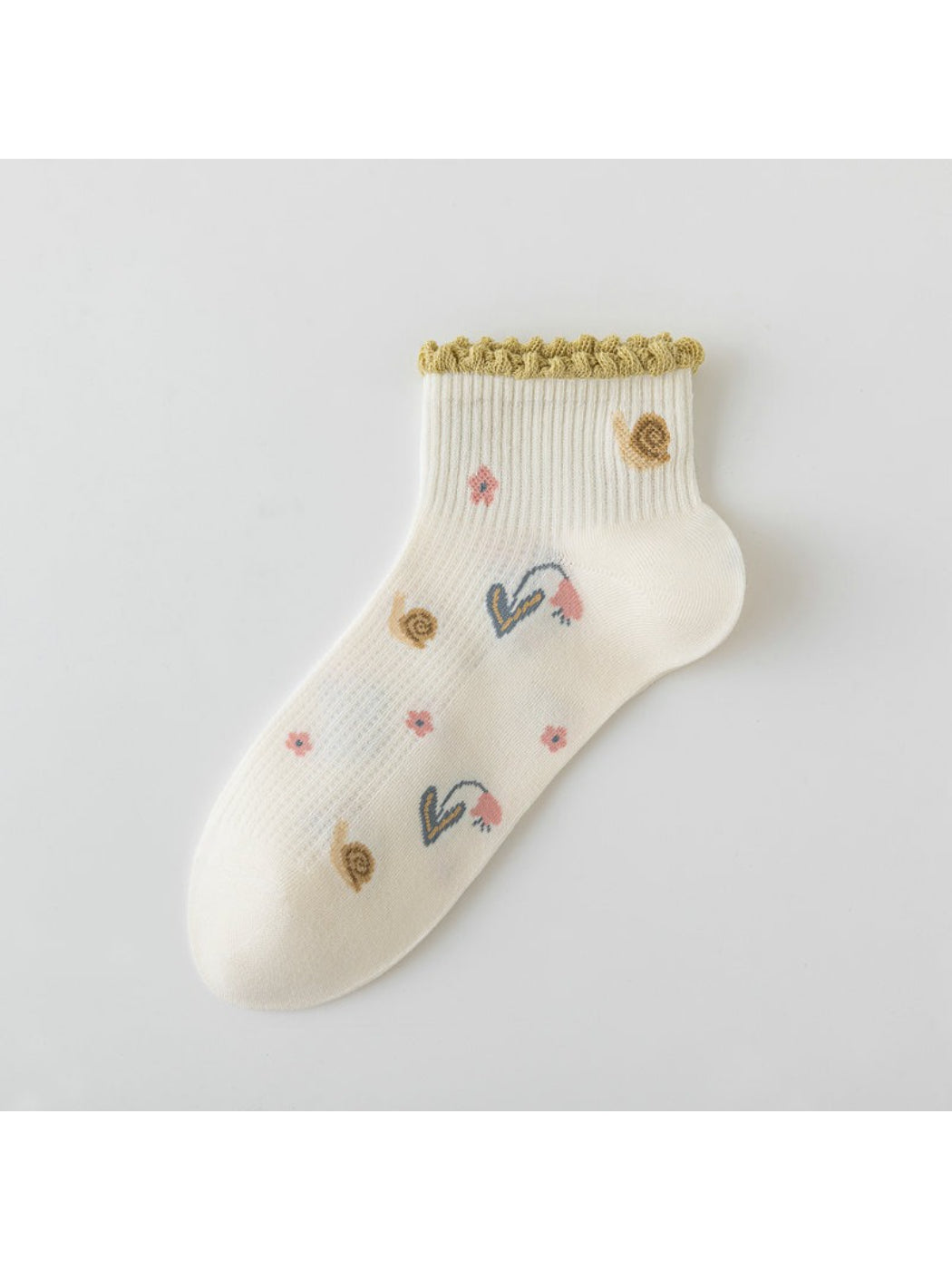 Rufia - Cute Snail Pattern Crew Socks product image 7