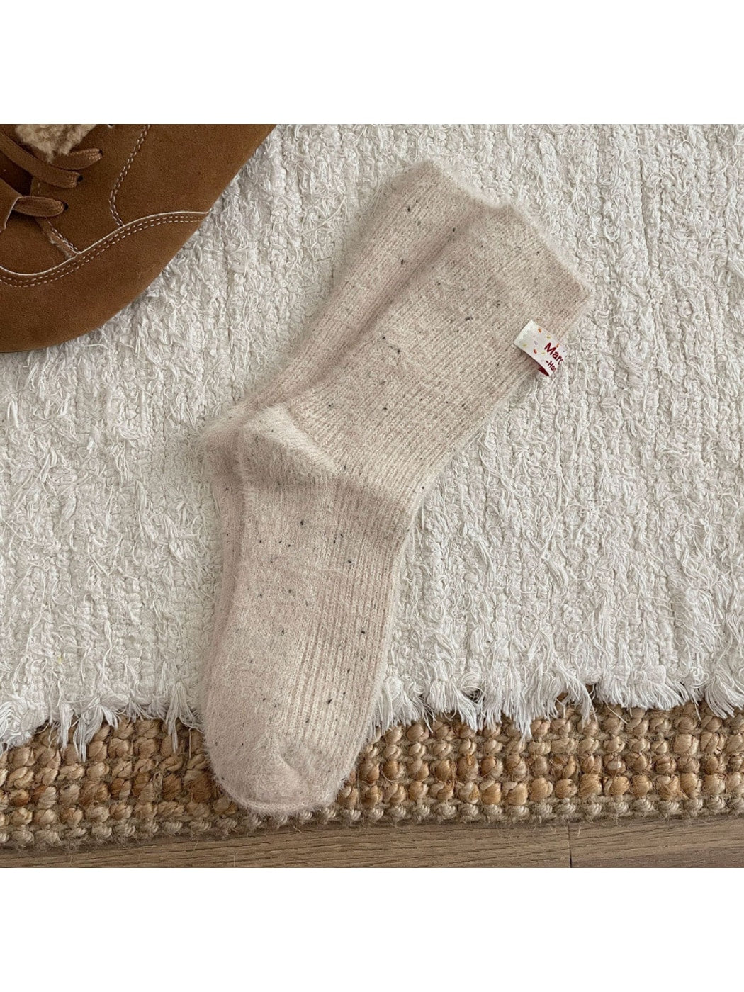 Rufia - Dreamy Pastel Solid Color Crew Socks