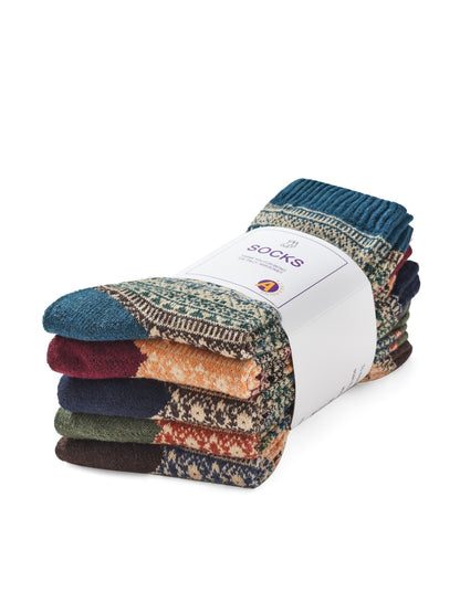 Rufia - 5 Pairs Unisex Bohemian Socks product image 1
