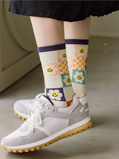 Rufia - Japanese Style Cartoon Mid-calf Socks – Playful & Cute