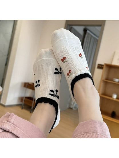 Rufia - Cute Cherry Low Cut Socks