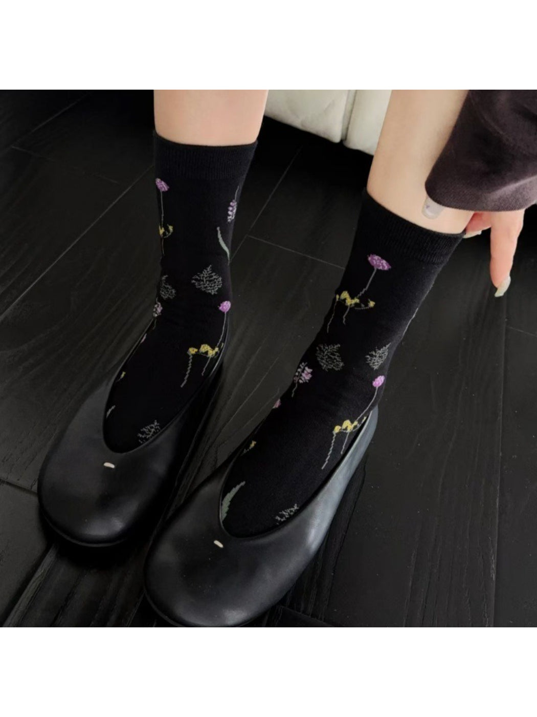 Rufia - Bold Floral Crew Socks product image 3