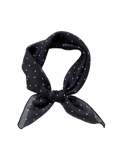 Scarvii - Sweet Polka Dot Printed Square Scarf