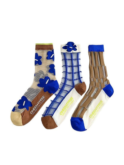 Rufia - Graphic Panel Design Crew Socks product image 3