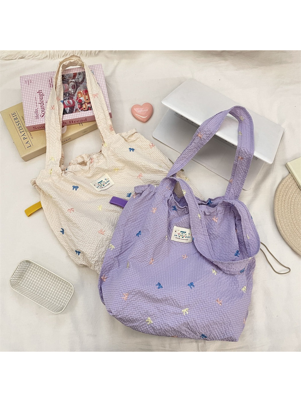 Cosbai - Butterfly Drawstring Shoulder Bag