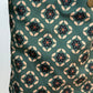 Cosbai - Vintage Canvas Tote Bag with Green Quilted Print