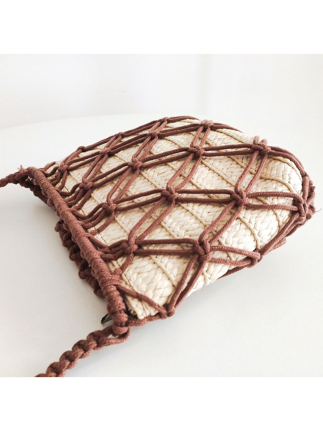 Cosbai - Woven Hollow Shoulder Bag