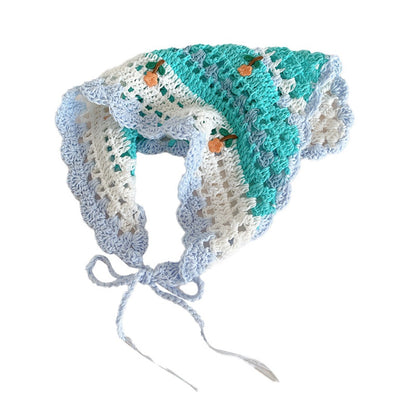 Scarvii floral triangle headscarf product photo 3