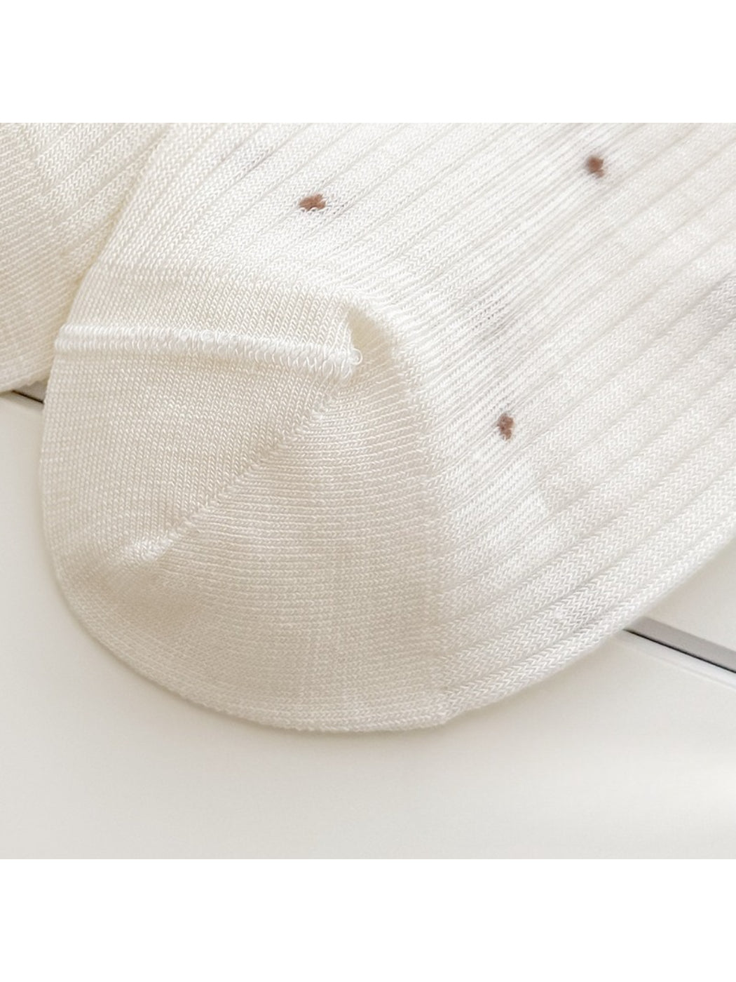 Rufia - Lace Trim Polka Dot Crew Socks product image 10