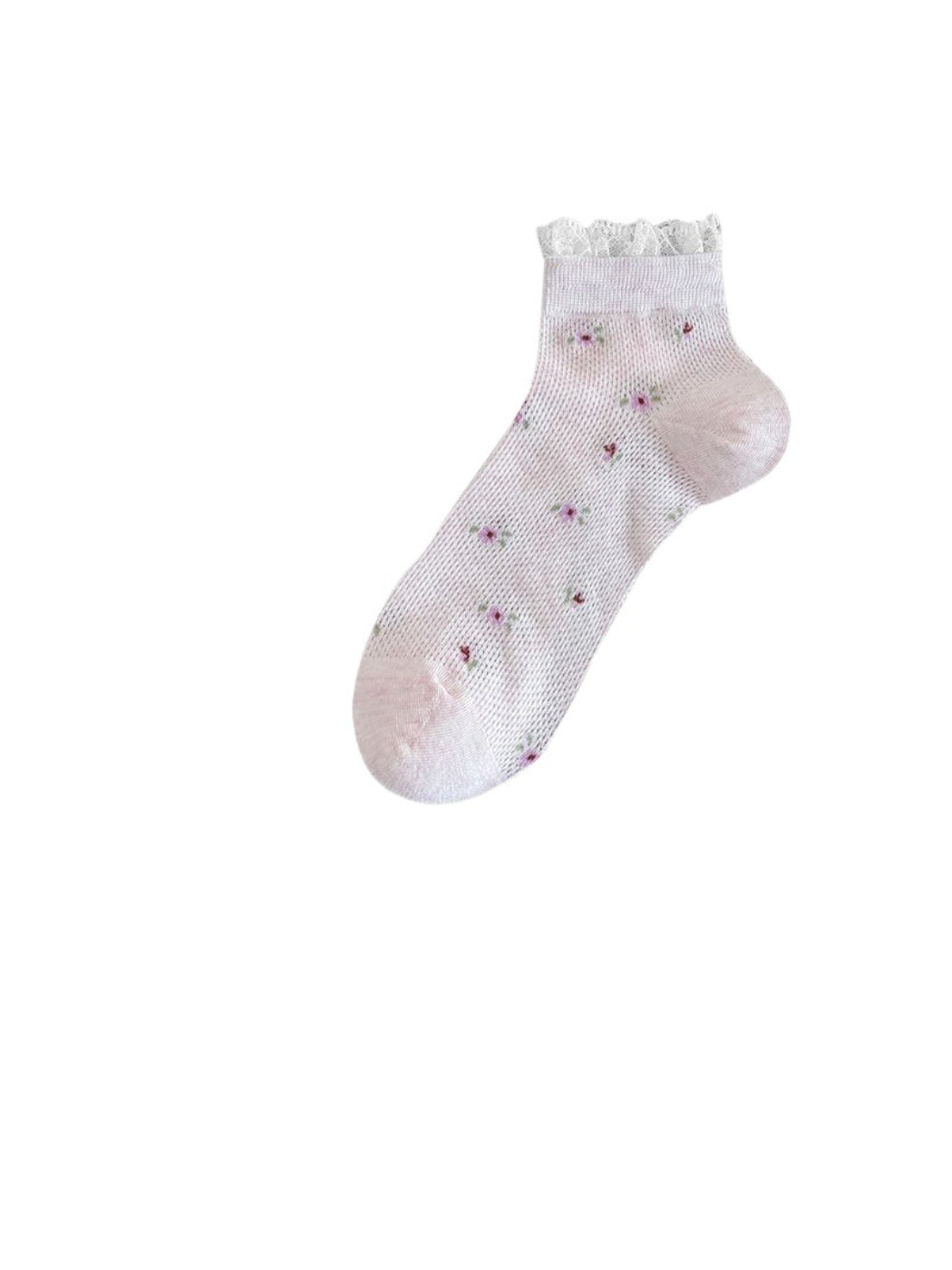 Rufia - Lace Top Ditsy Floral Ankle Socks product image 3