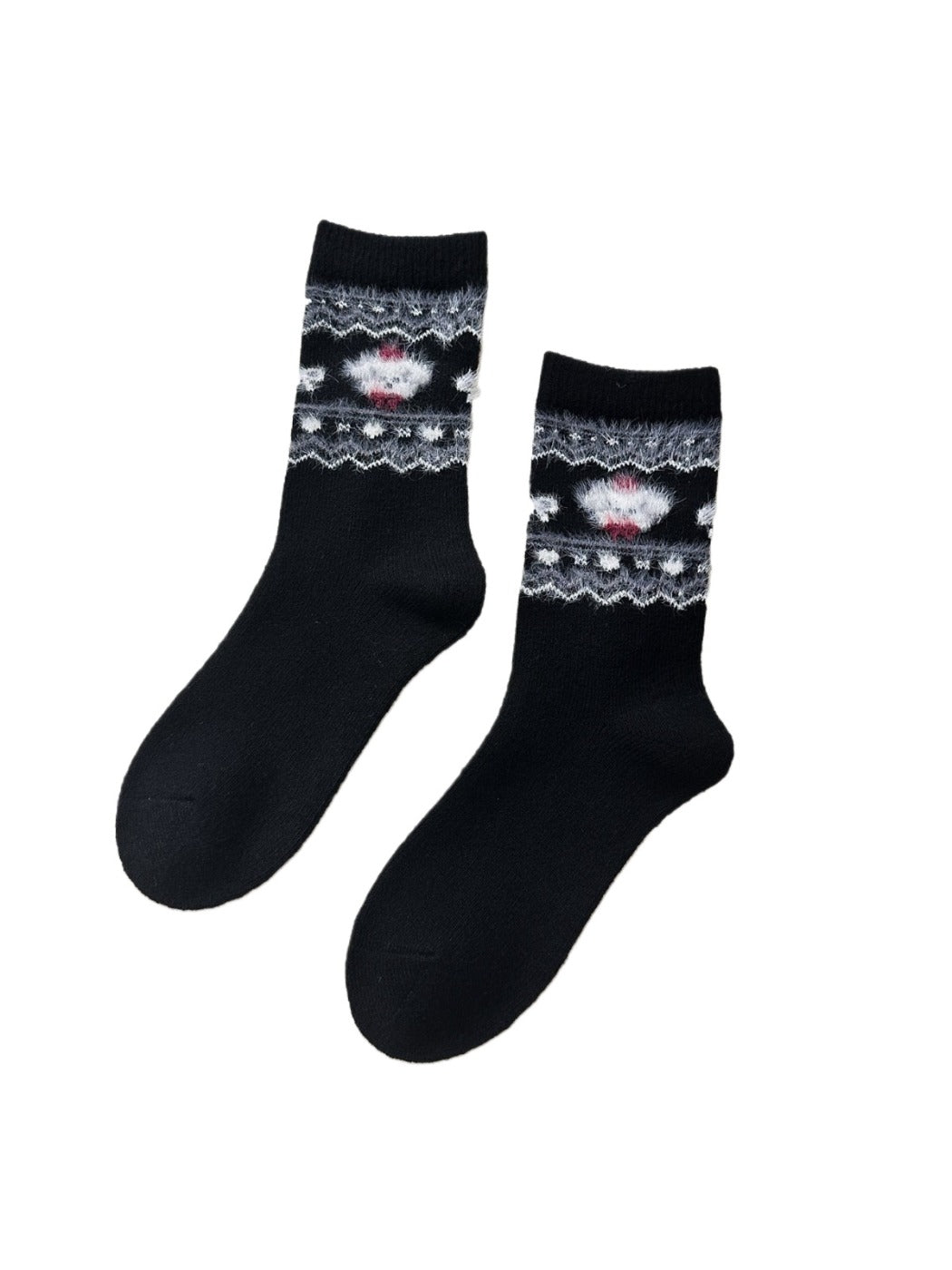 Rufia – Dog Pattern Winter Socks