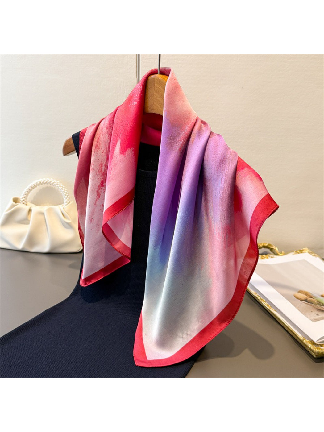 Scarvii Watercolor Gradient Square Scarf