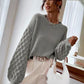 Crosa - Fashionable Solid Color Knitted Sweater