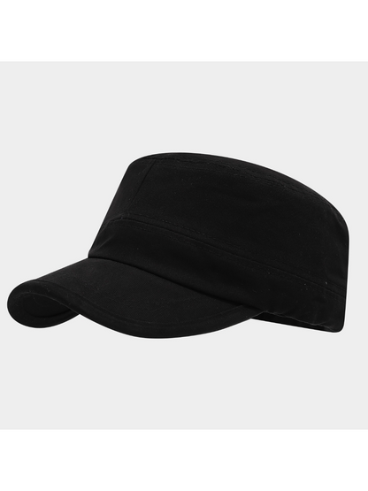 Haila - Flat Top Curved Brim Cadet Cap