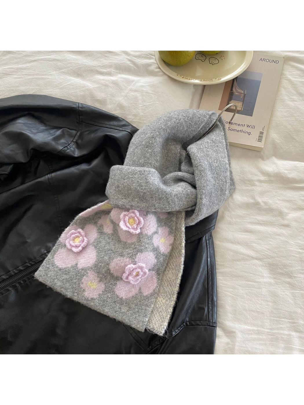 Scarvii - Floral Pattern Winter Scarf