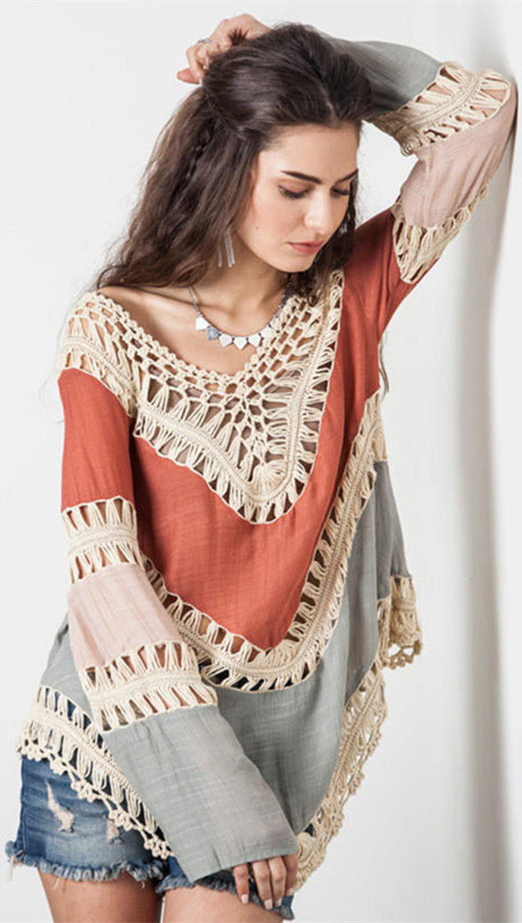 Crosa - Bohemian Loose Beach Cover-Up