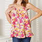 Troposa - Floral V-Neck Top - Plus Size Vacation