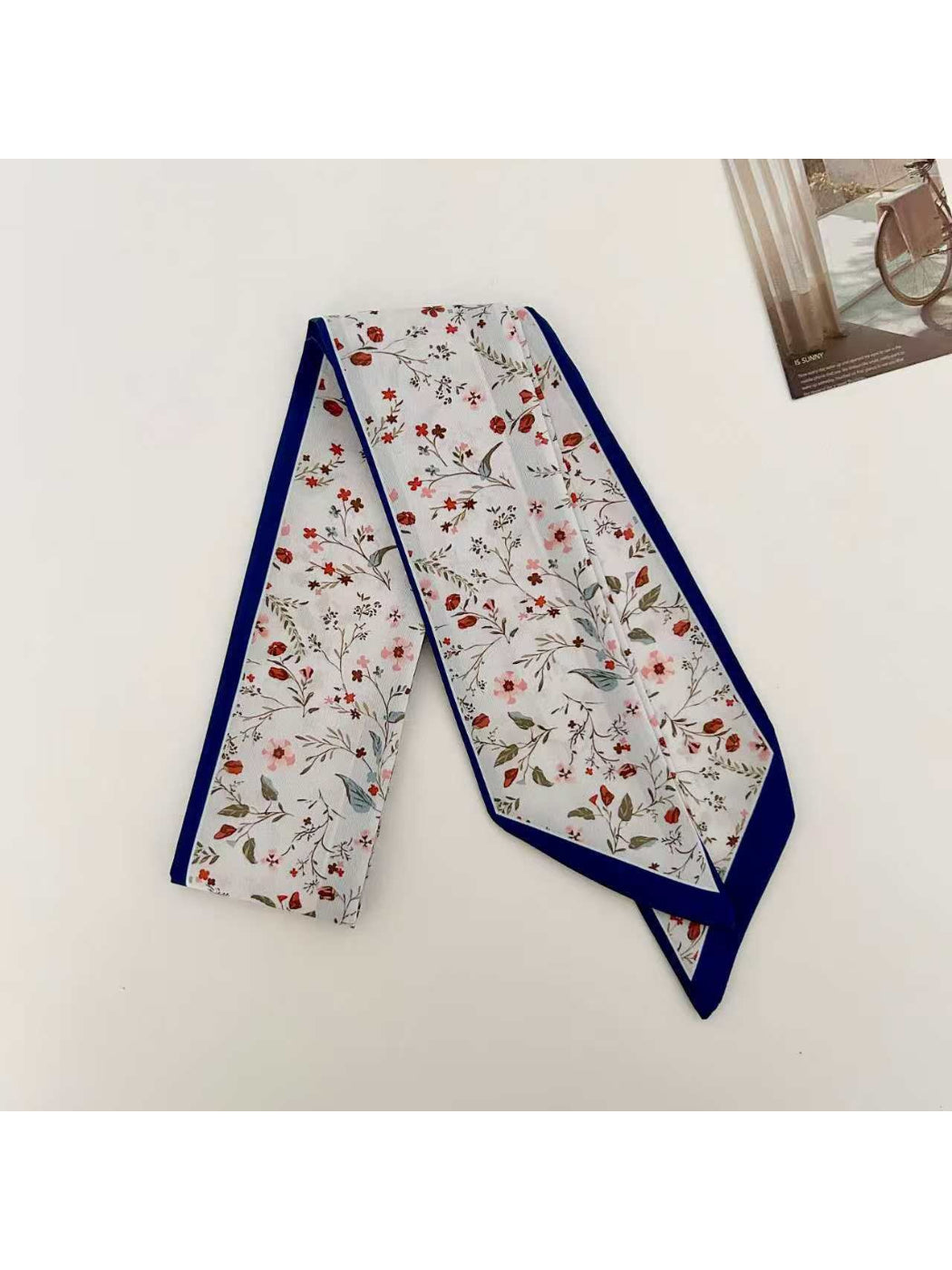 Scarvii Wildflower Border Skinny Scarf