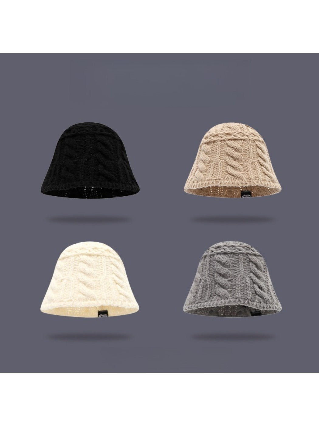 Haila - Cozy Knitted Bucket Hat for Women