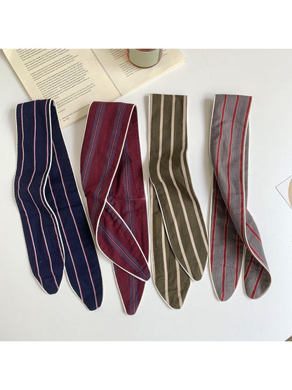 Scarvii - Vintage Stripe Skinny Scarf