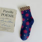 Rufia - Colorful Floral Pattern Mid-Calf Socks