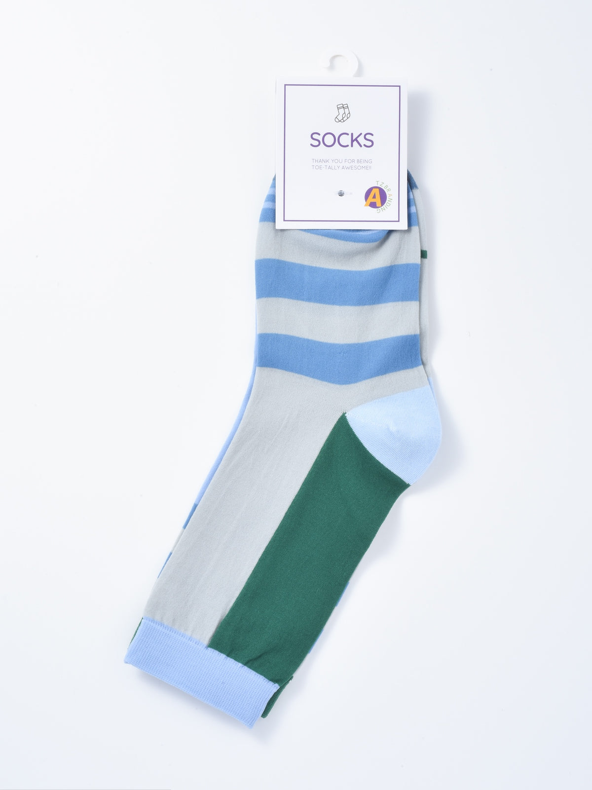 Rufia - Asymmetric Striped Socks