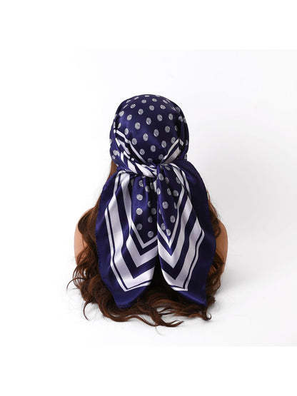 Scarvii - Elegant Polka Dot Neck Scarf