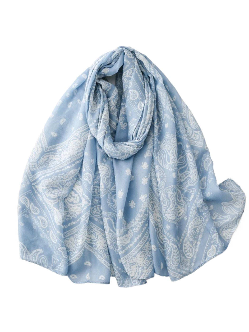 Scarvii - Paisley Patchwork Lightweight Wrap Scarf