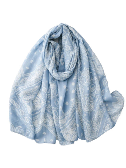 Scarvii - Paisley Patchwork Lightweight Wrap Scarf