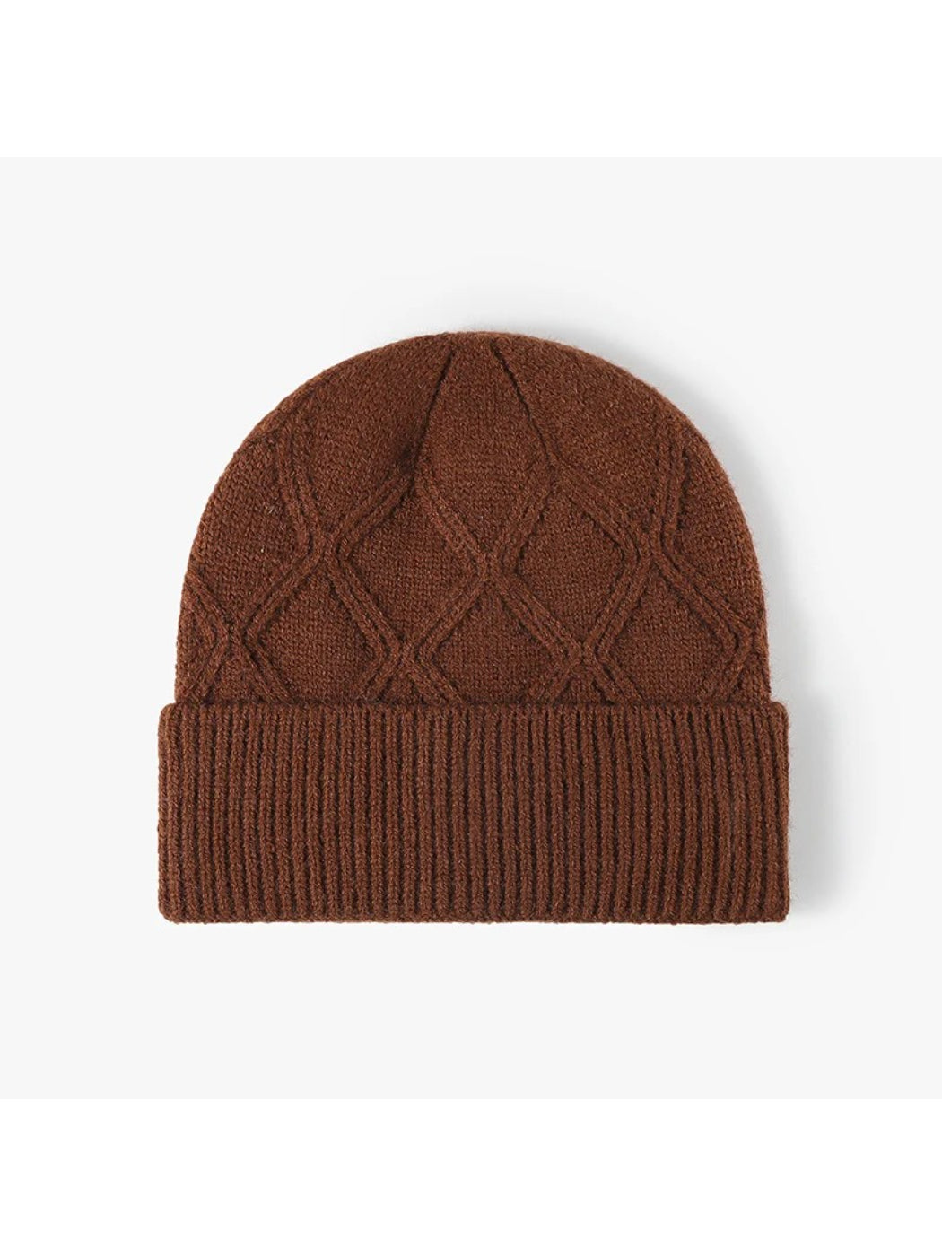 Haila - Diamond Textured Knit Beanie