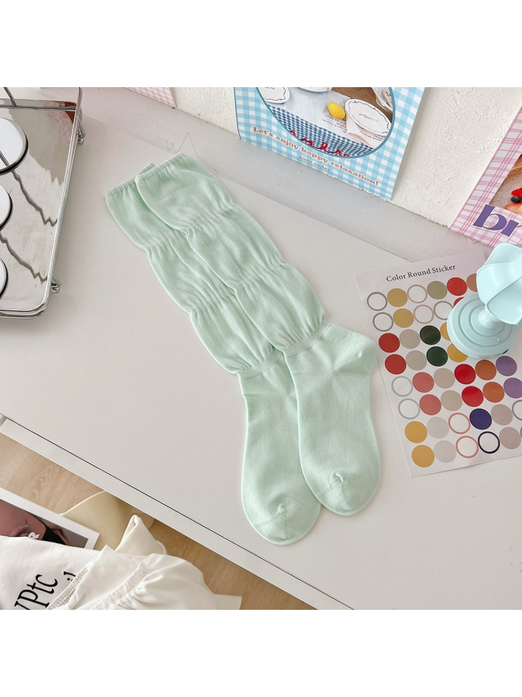 Rufia - Crinkle Texture Crew Socks product image 4