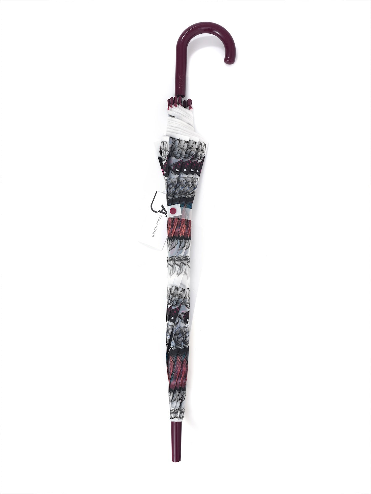 Rano - Clear Butterfly Walking Stick Umbrella