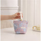 Cosbai -  Elegant Cosmetic Bag with Floral Patterns