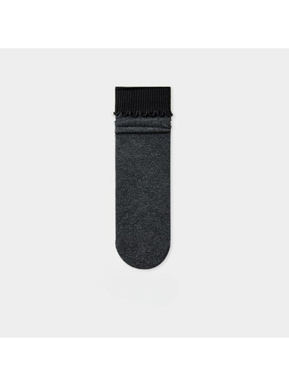 Rufia - Clean Ribbed Knit Crew Socks