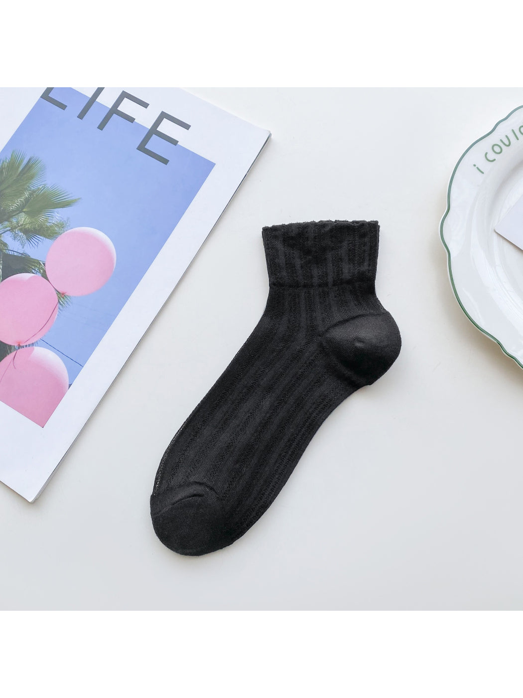 Rufia - Pastel Ribbed Ankle Socks product image 4