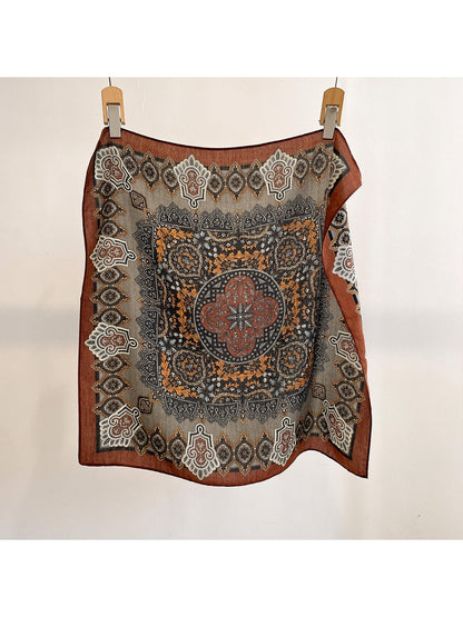 Scarvii Retro Geometric Print Fashion Square Scarf product image