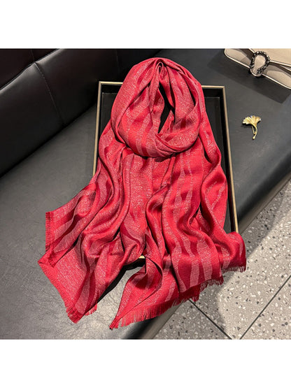 Scarvii - Zebra Pattern Soft Wrap Scarf