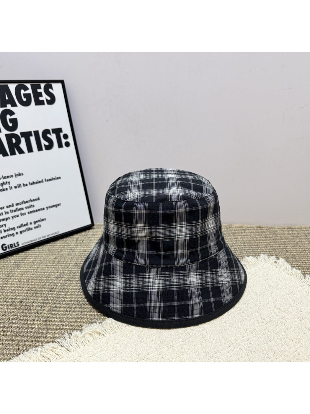 Haila - Plaid Reversible Bucket Hat