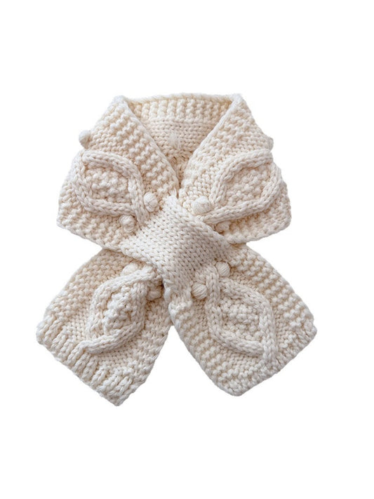 Scarvii - Warm Knit Bow Scarf