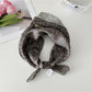 Scarvii - Vintage Floral Print Square Scarf