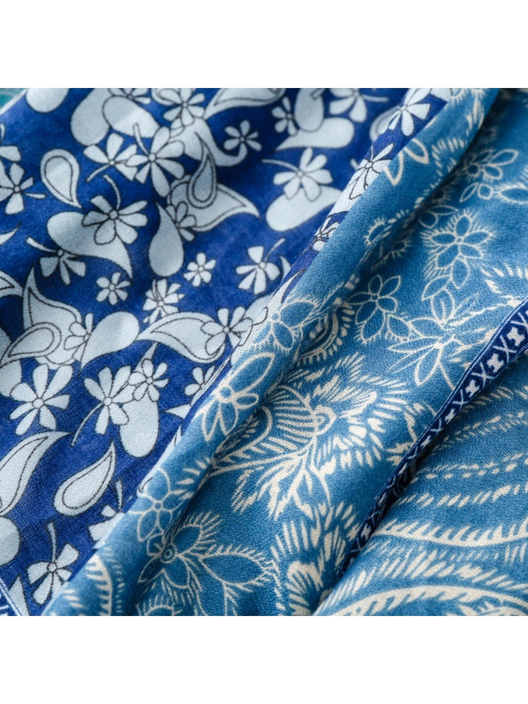 Scarvii - Paisley Print Long Scarf for Women