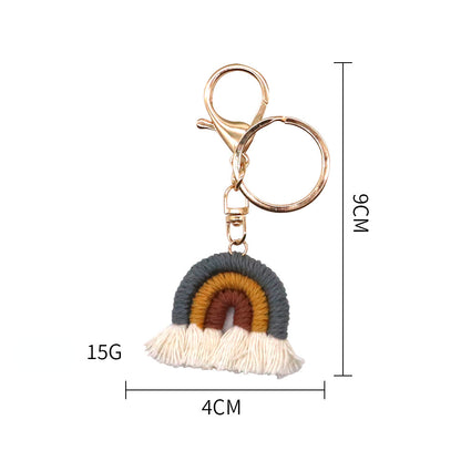 Koco Crochet Rainbow Keychain product shape